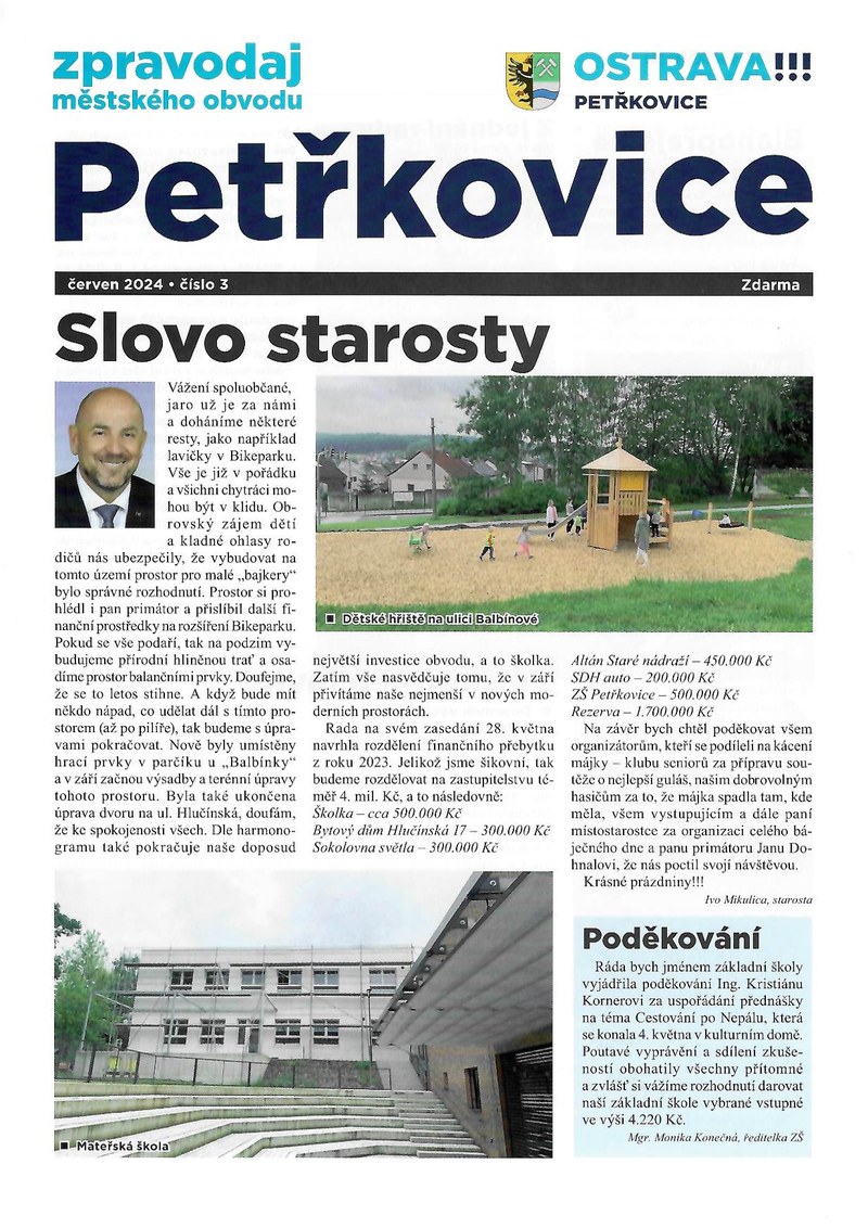 Petřkovický zpravodaj - červen 2024