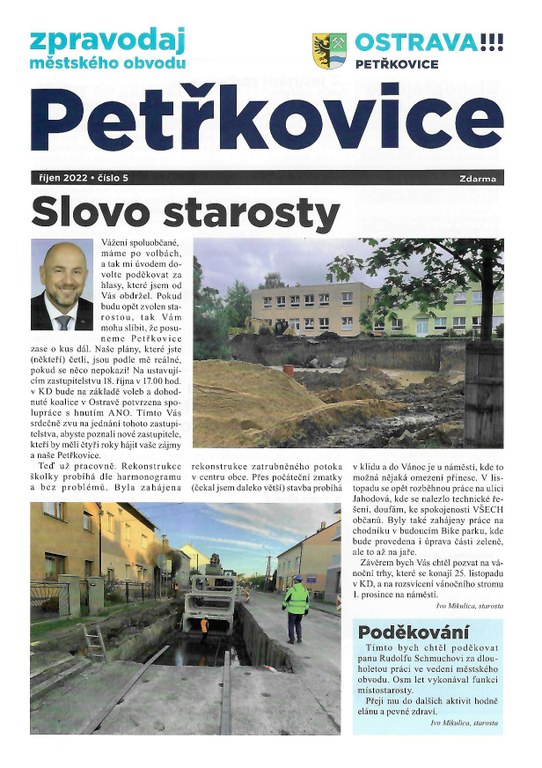 Petřkovický zpravodaj - říjen 2022
