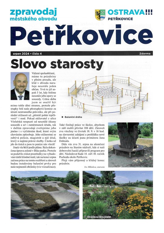 Petřkovický zpravodaj - srpen 2024