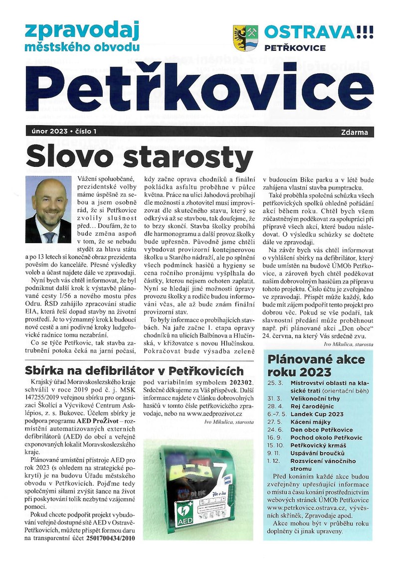 Petřkovický zpravodaj - únor 2023