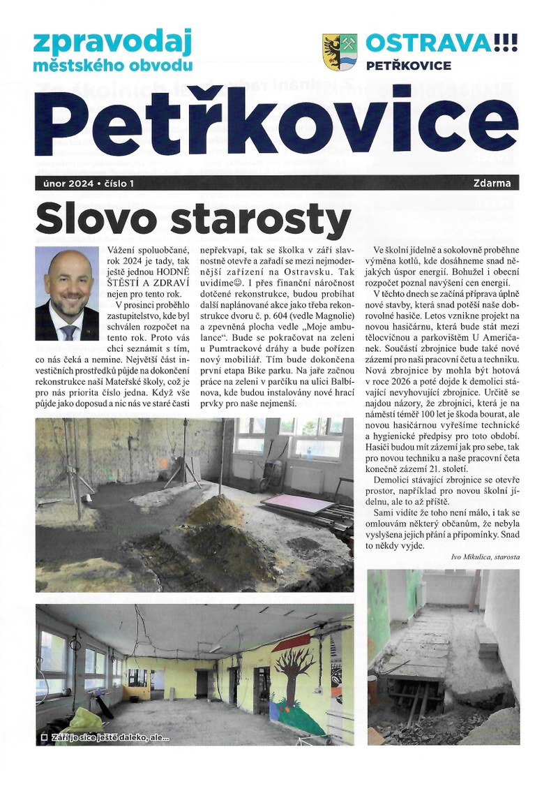 Petřkovický zpravodaj - únor 2024
