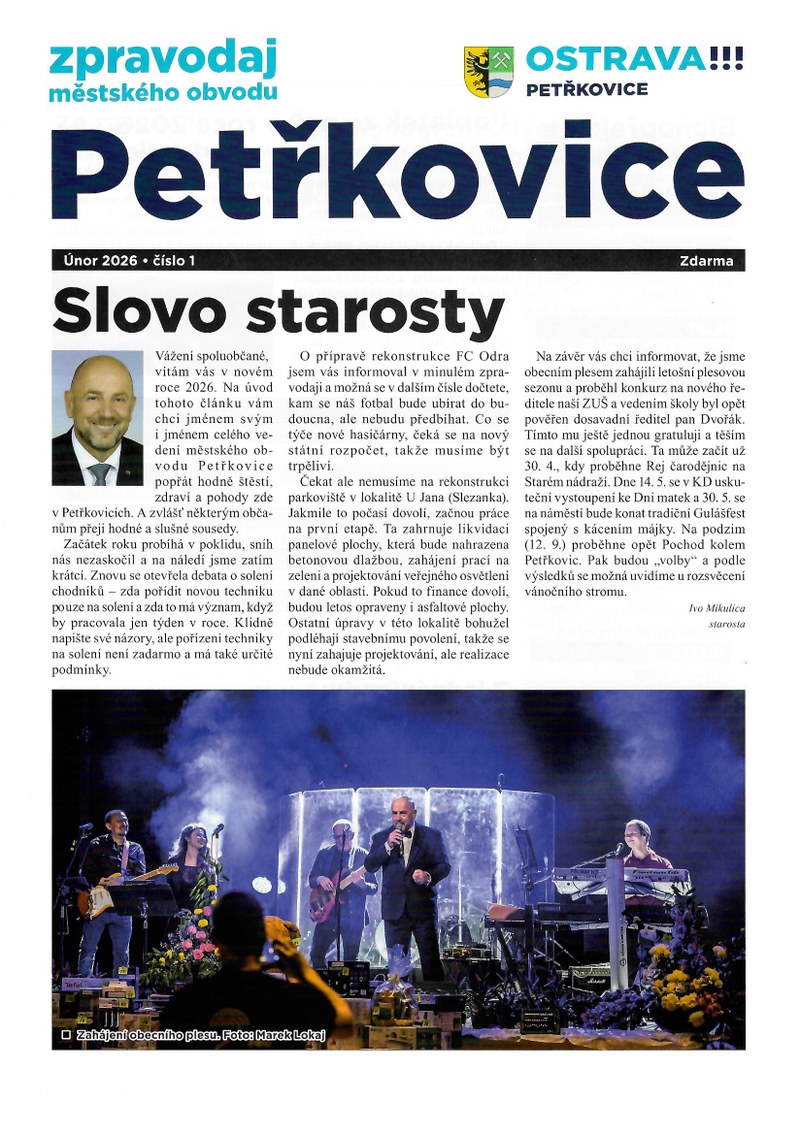 Petřkovický zpravodaj - únor 2026