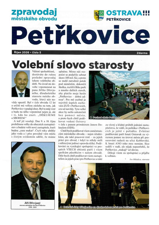 Petřkovický zpravodaj - září 2026