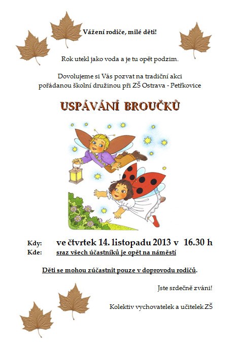 Uspávání broučků